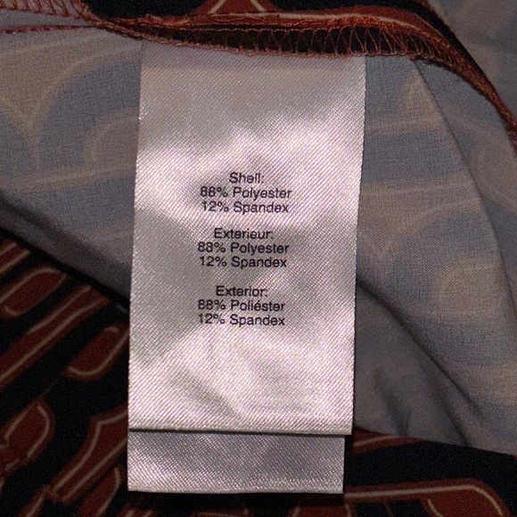 Stylish Black and Orange monogram Patterned women Pants - Picture 6 of 17